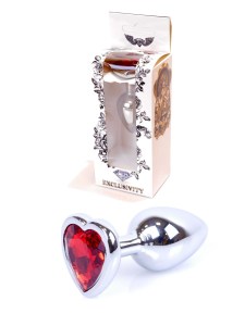 Metalna analna kupa sa cirkonom u obliku srca 64 00046